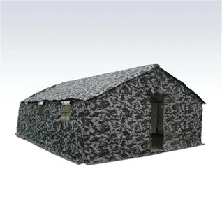 Zimní kamuflážní velký plátěný vojenský stan